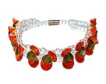 7 Inches Cz Red Fashion Bracelet