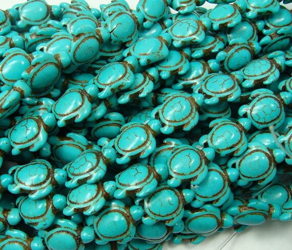 Turquoise sea shop turtle beads