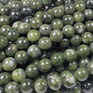 Natural 4mm Taiwan Green Jade Round Beads Genuine Gemstone