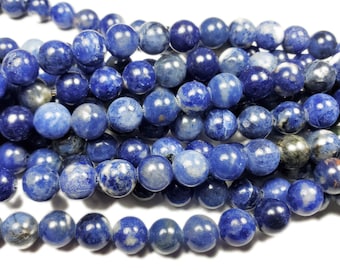 Natural 6mm Sodalite Round Beads Genuine Gemstone