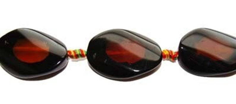 Natural dyed twisted oval beads 20x30mm 10 beads Agate twisted oval beads Genuine Gemstone