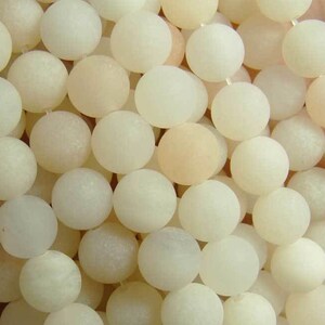 Natural 12mm Pink Aventurine Matte Round Beads Genuine Gemstone