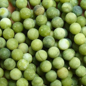 Natural 4mm 15.5 Inches Taiwan Green Jade Matte Round Beads Genuine Gemstone
