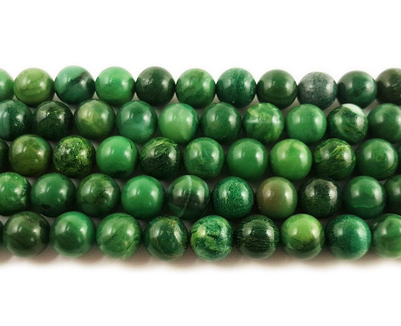 Natural 12mm 15.5 inches African jade smooth round beads Genuine Gemstone