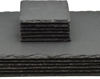 Beautifully Boxed 12 Slate Placemats And Coasters Supplied Etsy