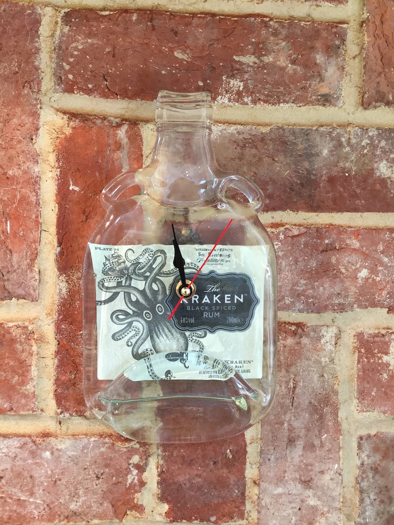 Unique Xmas Gift Kraken Bottle Clock