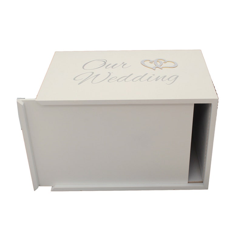 MDF Wedding Wishing Well Wood Gift Card Money Box Cardholder Etsy