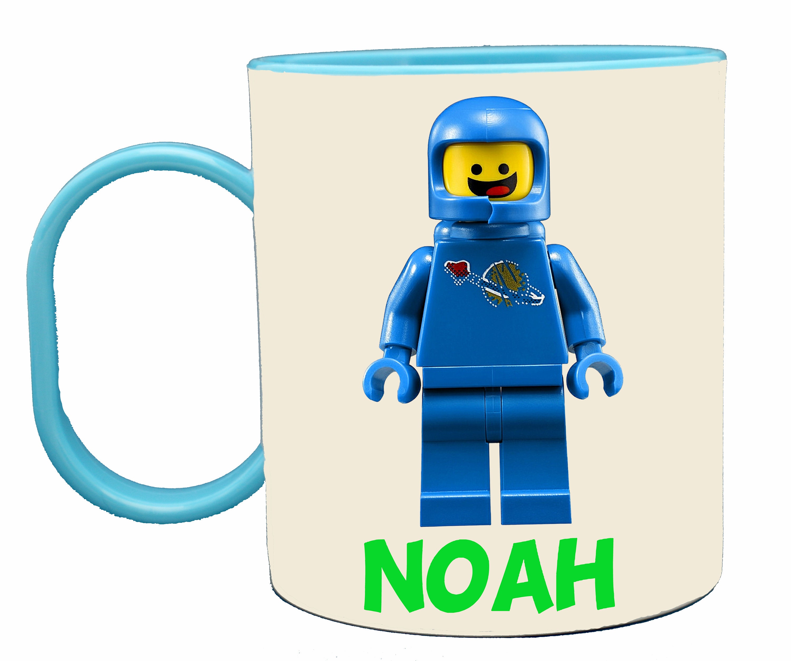Personalised Kids Lego Design Plastic Cup Mug Fun Birthday Etsy