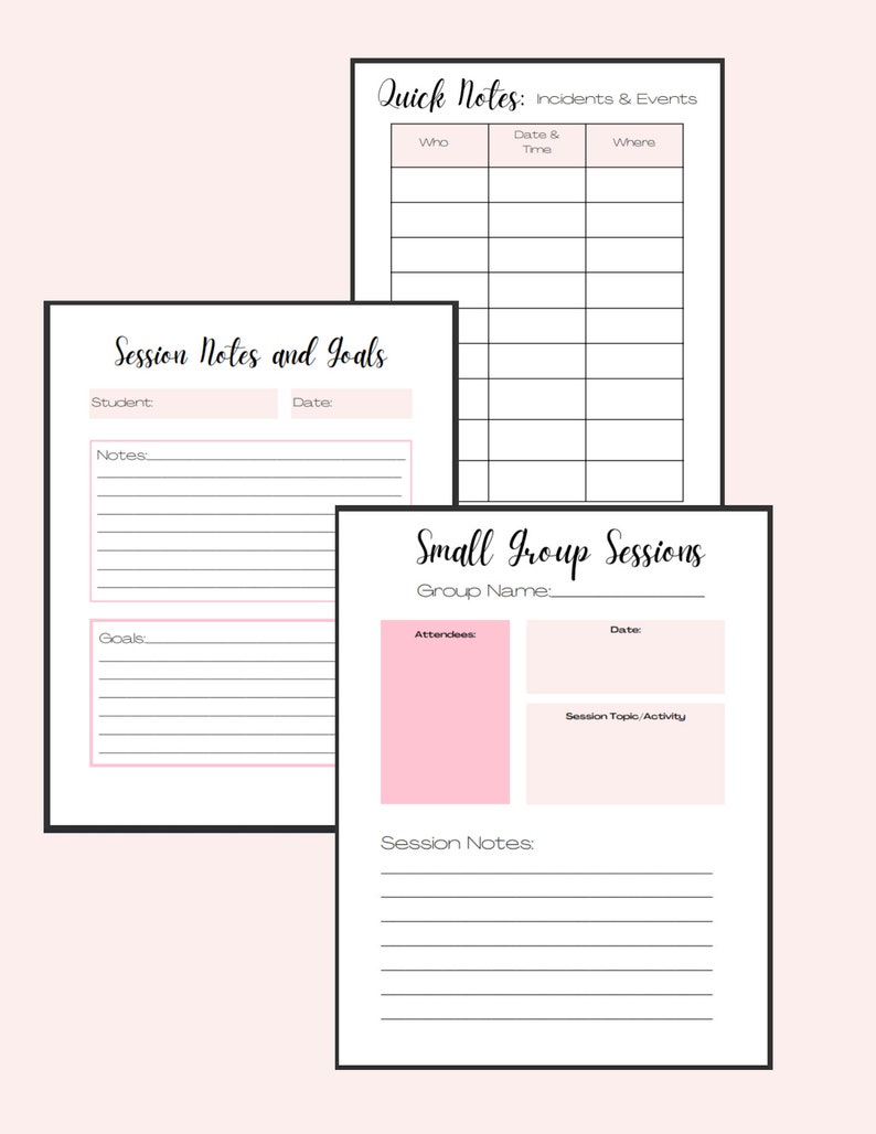 School Counselor Planner School Counselor Planner Printable - Etsy