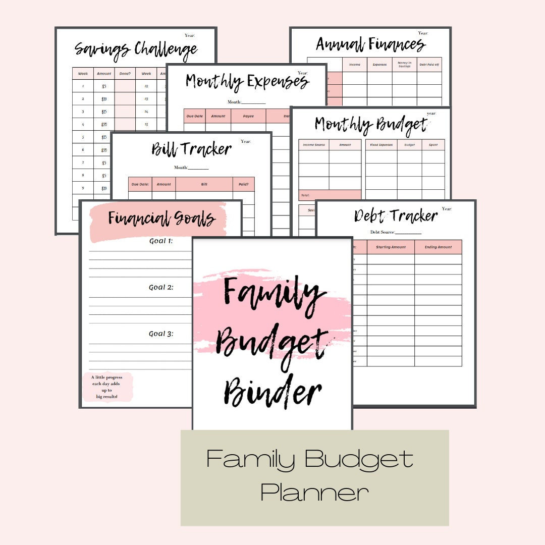 Budget Binder, Budget Planner, Printable Budget Binder, Budget Tracker ...