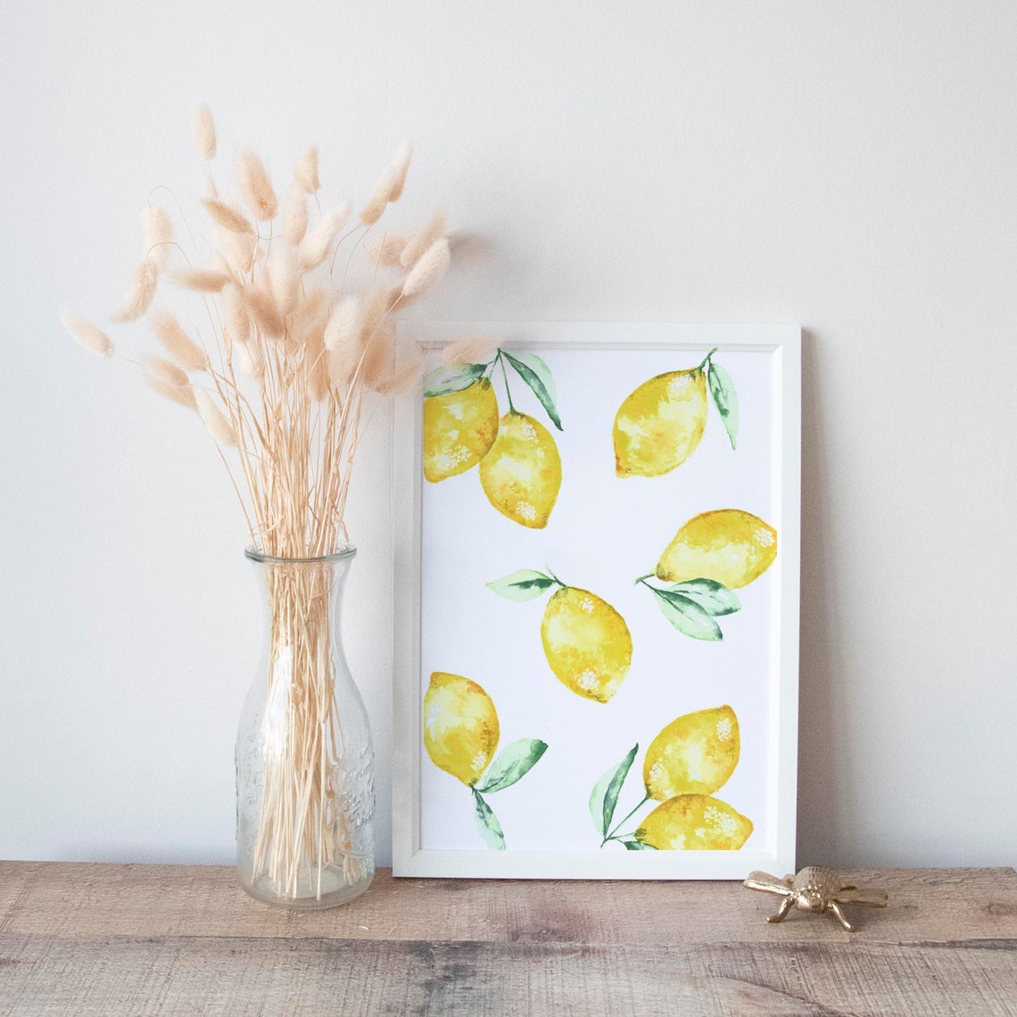 Lemon Print Lemons Kitchen Artwork Kitchen Wall Art Etsy