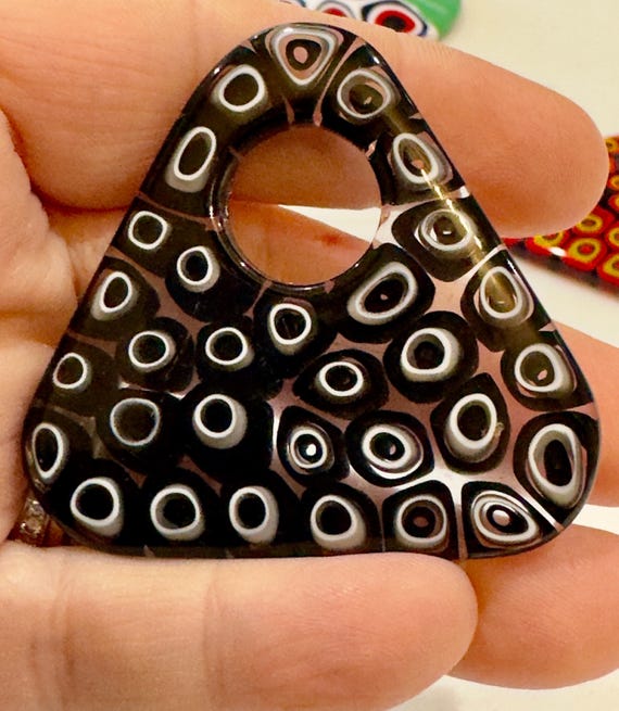 Ercole Moretti Large Triangular Pendant-Choice of… - image 4