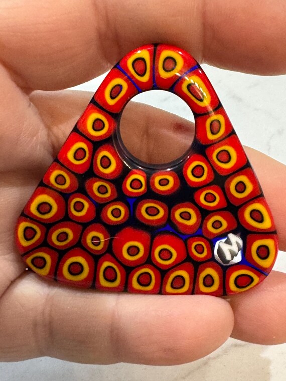 Ercole Moretti Large Triangular Pendant-Choice of… - image 2