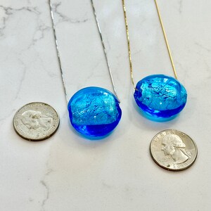 Deep Aqua Blue Marbled Marco Necklace main image 1
