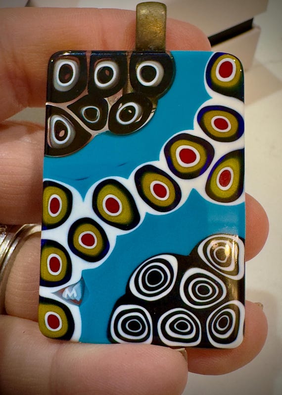 Ercole Moretti LARGE Rectangular Pendant-Choice o… - image 2