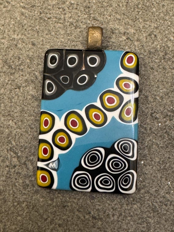 Ercole Moretti LARGE Rectangular Pendant-Choice o… - image 7