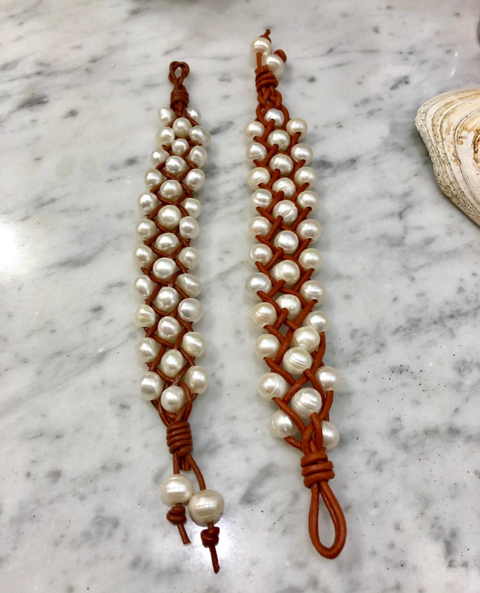 Freshwater Pearl Cuff Bracelet Etsy