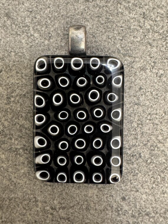 Ercole Moretti Rectangular Pendant-Choice of Blac… - image 6