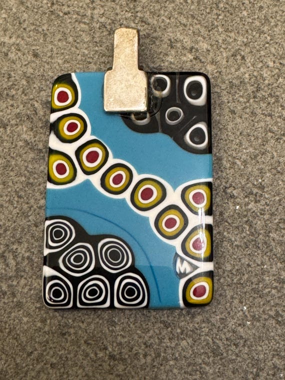 Ercole Moretti LARGE Rectangular Pendant-Choice o… - image 6