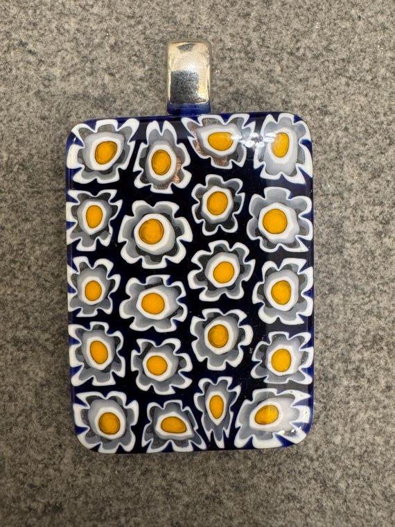 Ercole Moretti Rectangular Pendant-Choice of Blac… - image 5