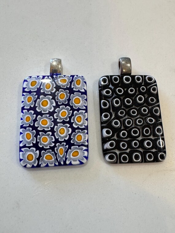 Ercole Moretti Rectangular Pendant-Choice of Blac… - image 4