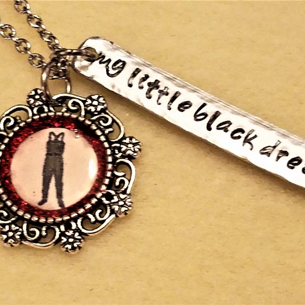 Fly Fishing Necklace My Little Black Dress Waders
