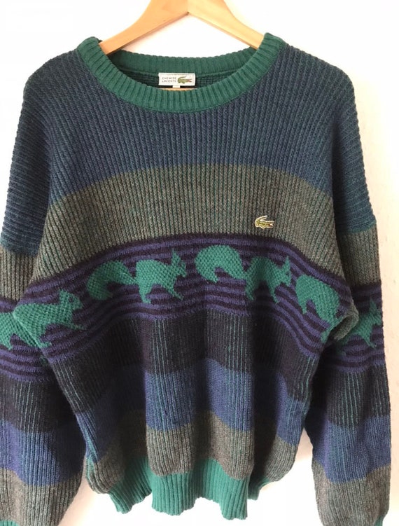 mens lacoste knitwear