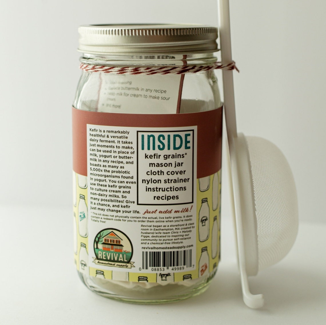 Milk Kefir Kit Make Your Own Etsy