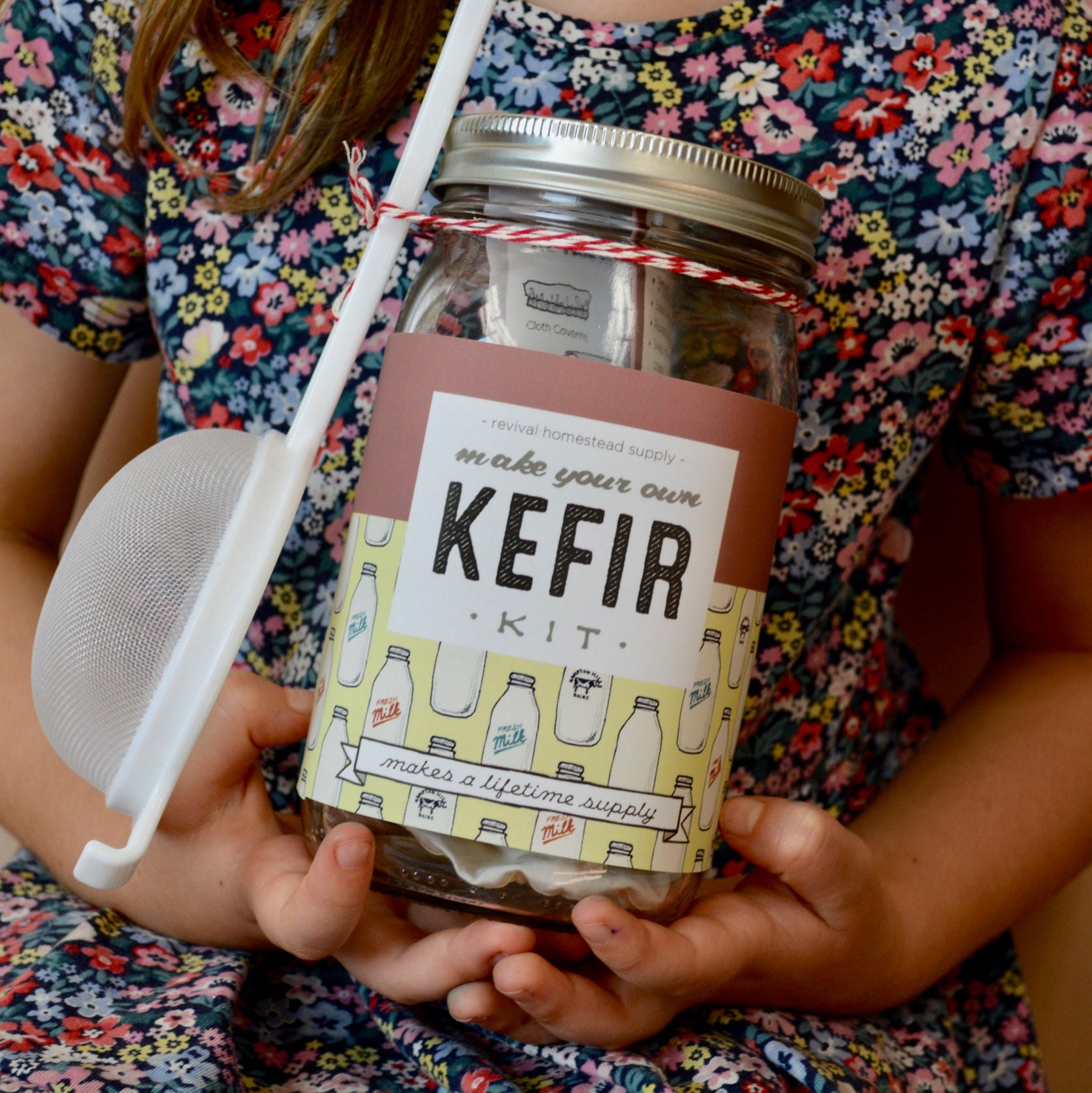 Milk Kefir Kit Make Your Own Etsy