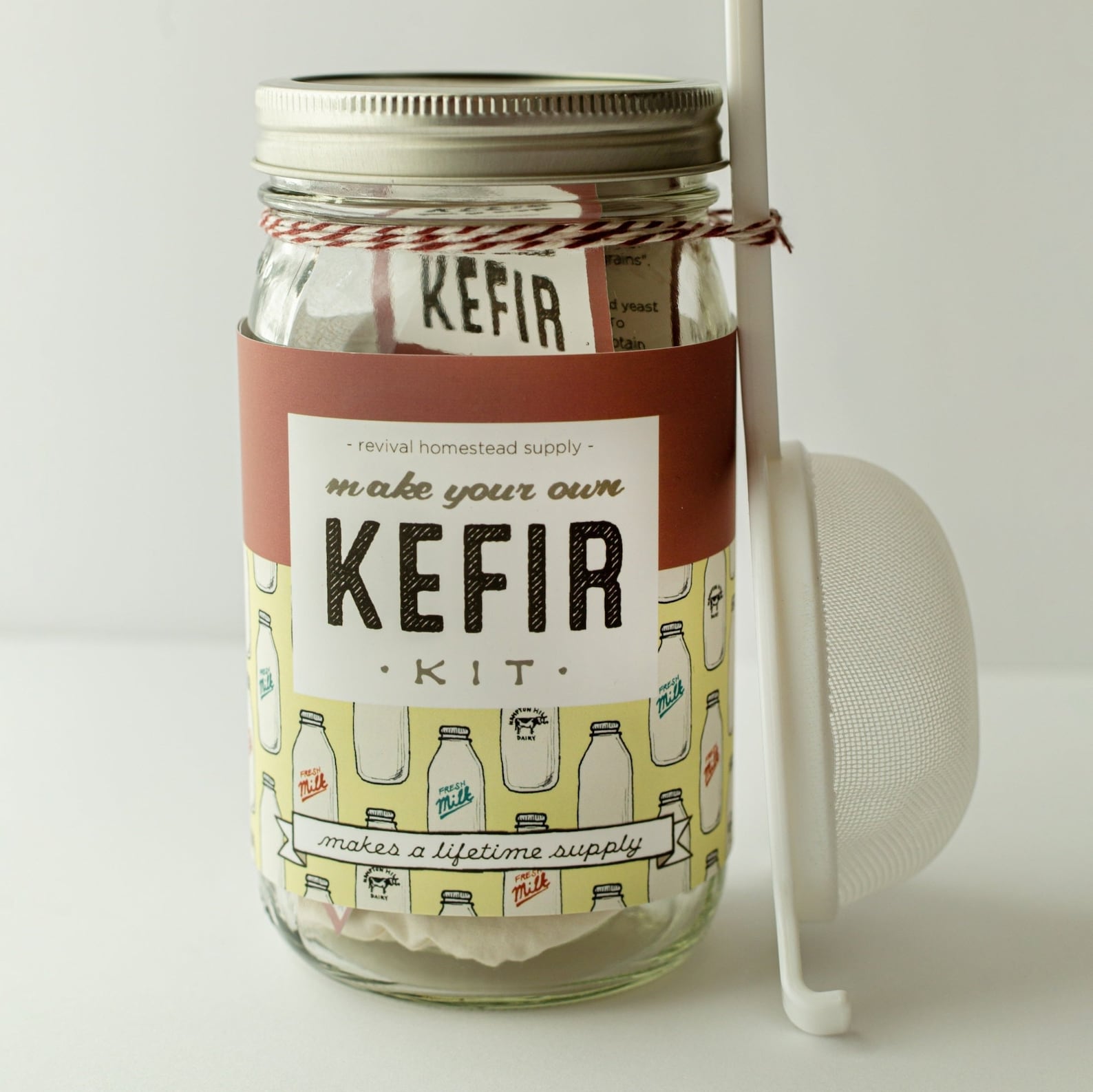 Milk Kefir Kit Make Your Own Etsy