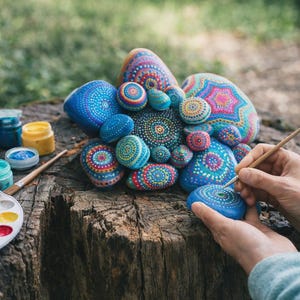 Rock Painting Fun for Kids and Adults: Easy Step-by-Step Guide to Creative Designs