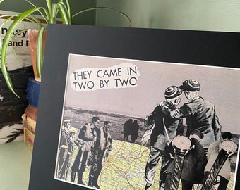 They Came In Two By Two - Professionally Printed, Mounted & Backed.