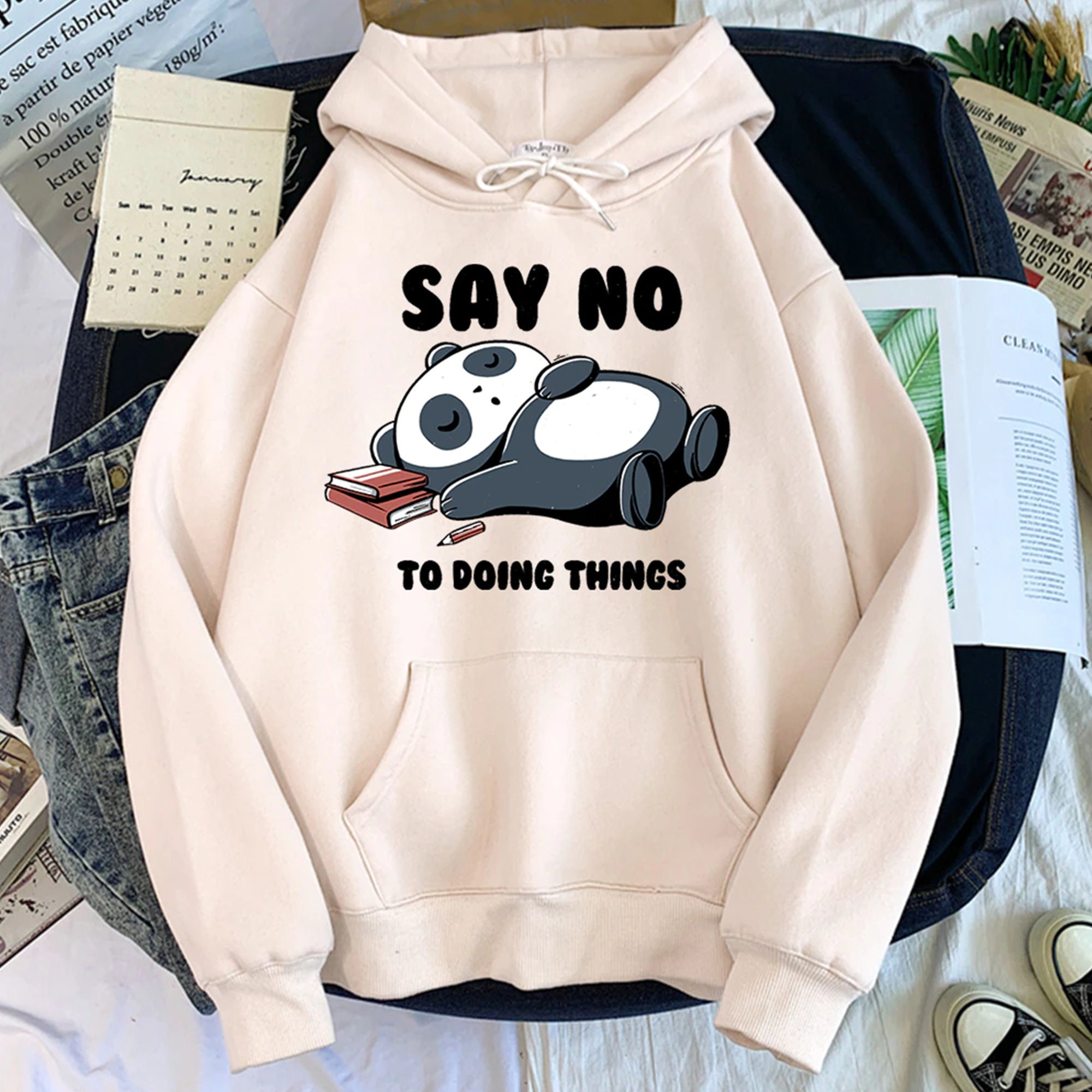 Cute Panda Hoodie - Etsy