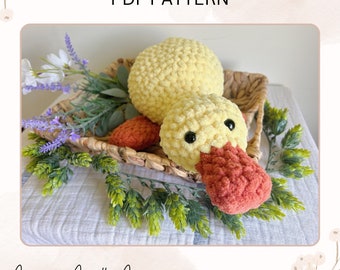 Puddles the Duck Crochet Pattern