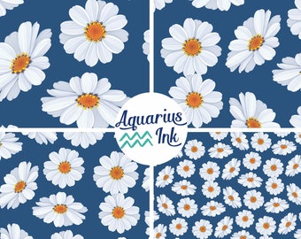 Pink SIMPLY DAISY Pattern HTV Heat Transfer Vinyl 12x18 Daisies Flower Pattern for Shirts