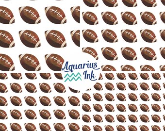 Printed Vinyl Football HTV, Watercolor Sport pattern, Heat Tranfer Vinyl sheets, Prints Heat Transfer or Adhesive Vinyl Sheets 162 A