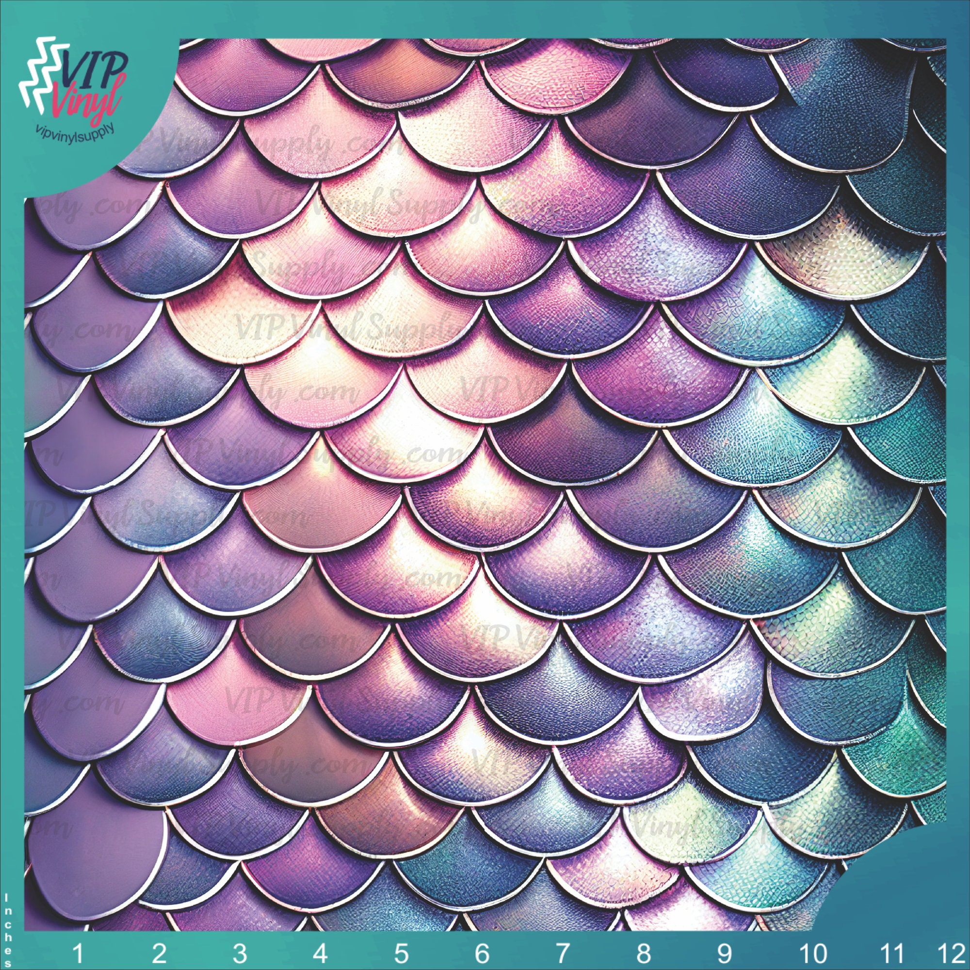 Mermaid Dragon Fish Scales HTV Adhesive Pattern Vinyl Sheets, Iron on Heat  Transfer Vinyl 