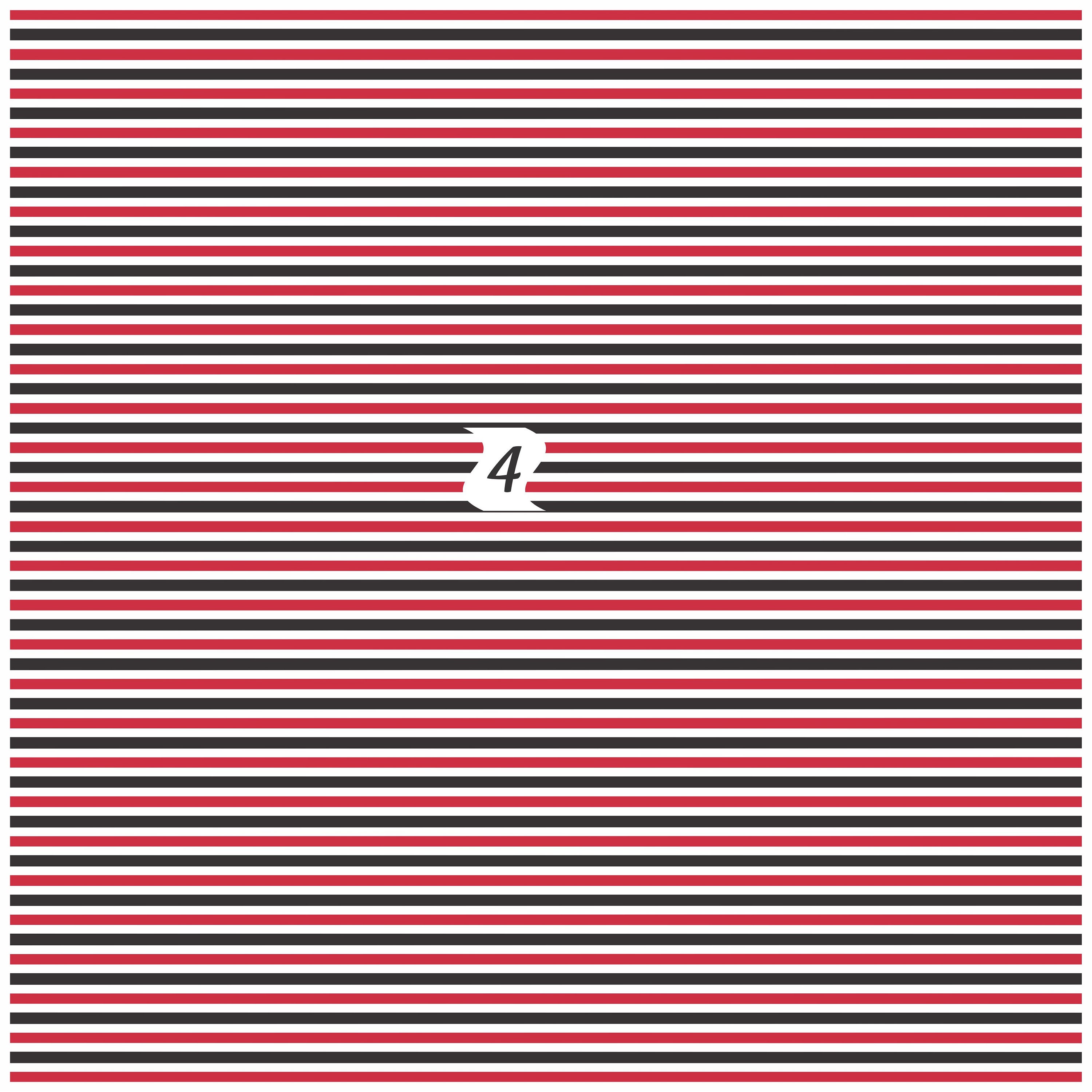 Striped HTV Vinyl Red Black and White Patterned Vinyl Sheets Etsy