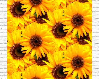 Sunflower patterned Vinyl  168