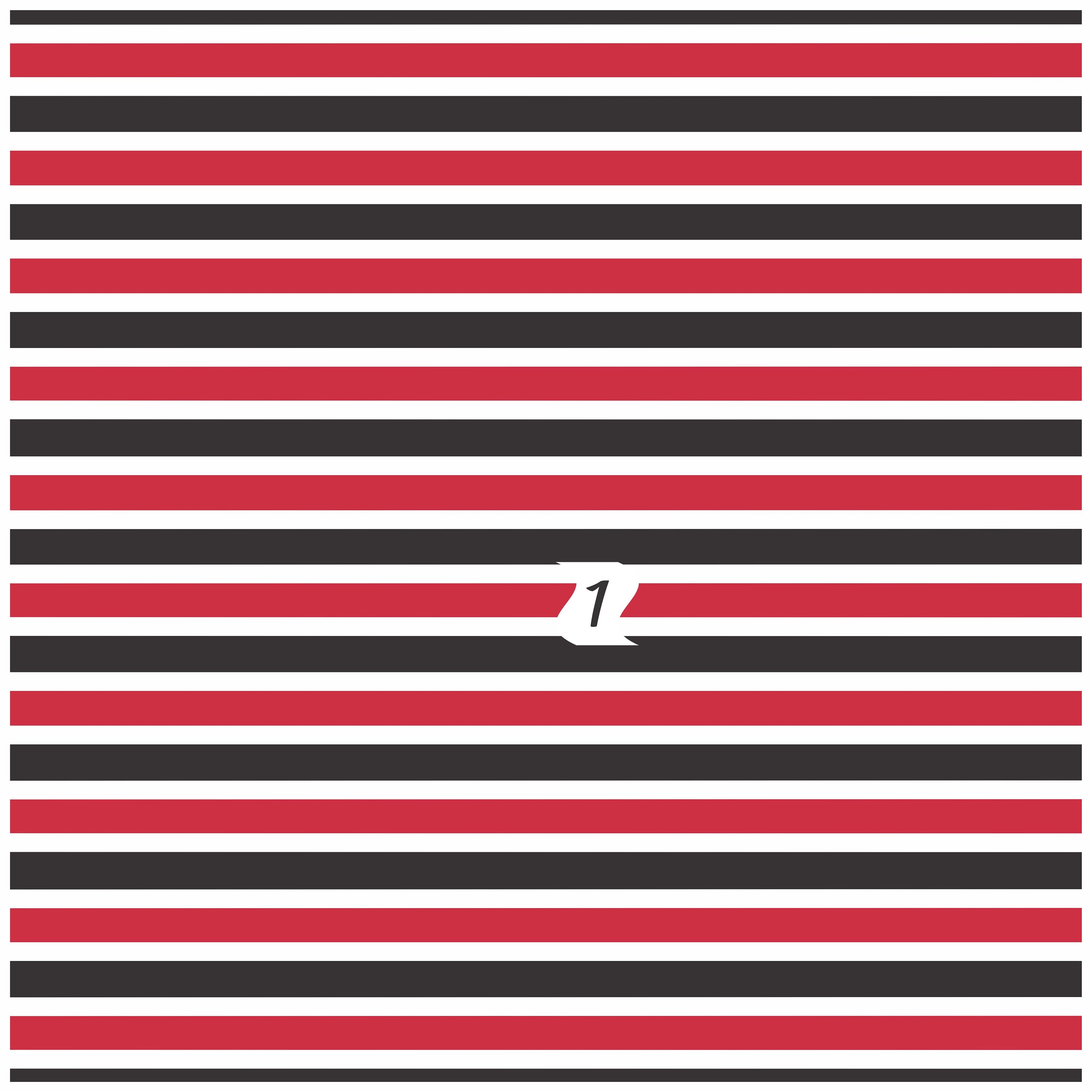 Striped HTV Vinyl Red Black and White Patterned Vinyl Sheets Etsy