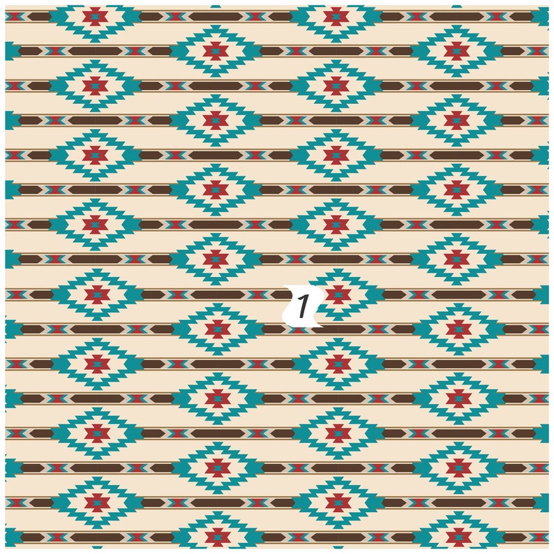 Aztec Pattern Vinyl Aztec Print Craft Vinyl Sheets Outdoor Etsy