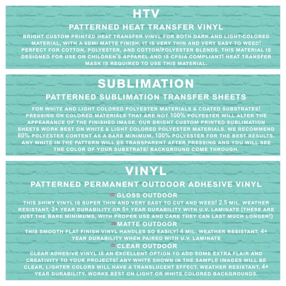 Sheets of heat transfer vinyl online