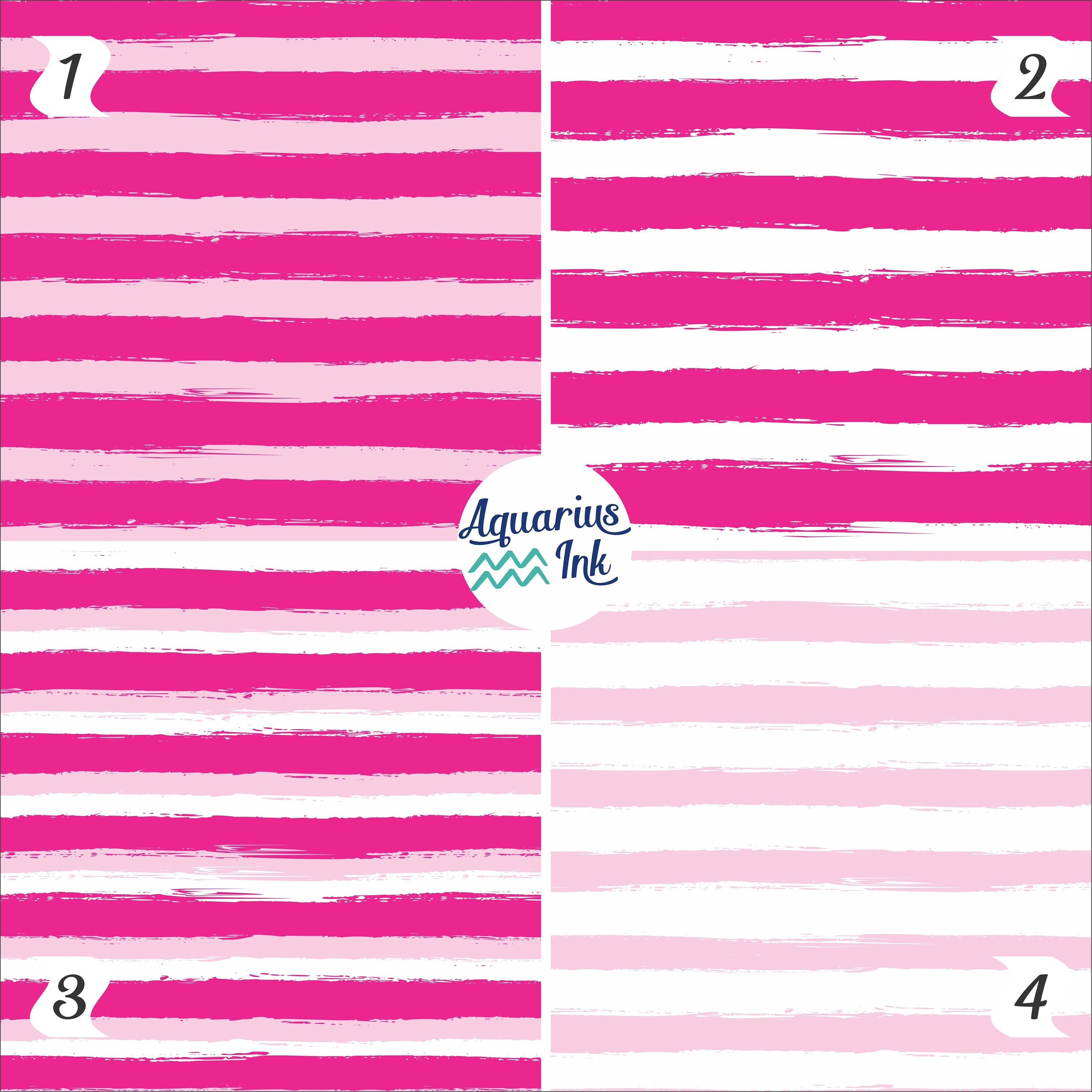 Chocolate pink stripes HTV or adhesive pattern
