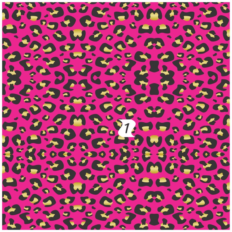 Pink Leopard HTV Vinyl Pink and Gold Animal Pattern Vinyl Etsy UK