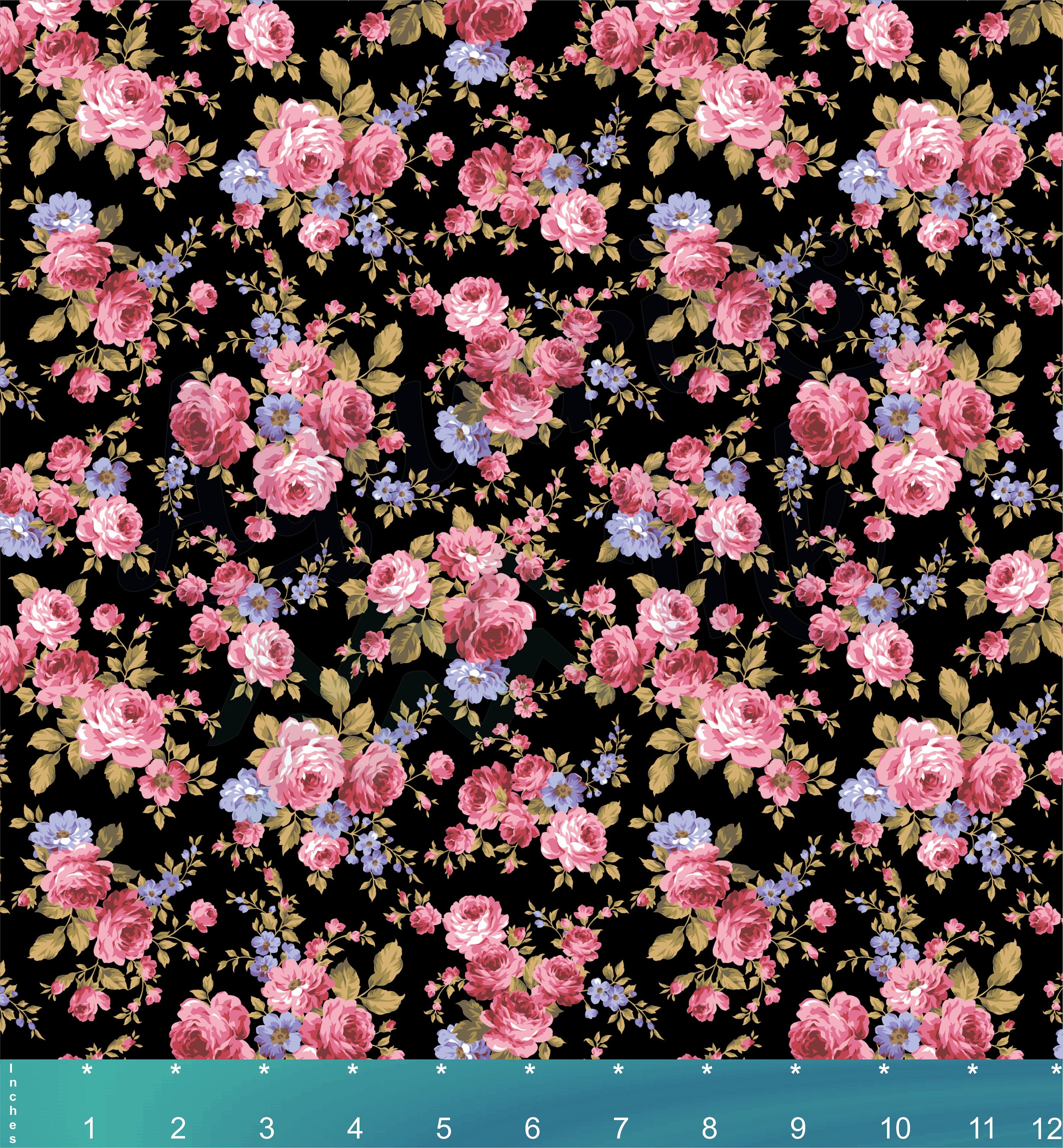 Floral HTV Vinyl bundle Flower pattern Vinyl Sheet Heat Etsy