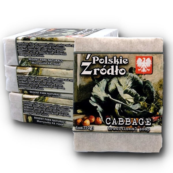 Polish Spring | Poland | CABBAGE SOAP | Handmade pierogi inspired gift | Eastern Europe