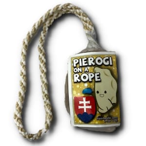 Slovak gift | Pierogi on a Rope | Slovakian Stocking Stuffer Soap Bar