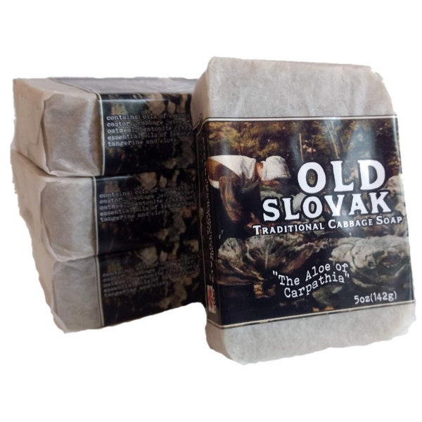 OLD SLOVAK | Cabbage Soap | Traditional gift | Pierogi inspired soap