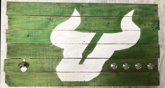 Custom Your University College Logo Pallet Art For Bar Etsy