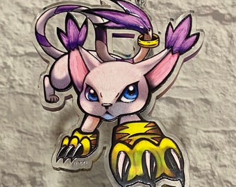 Digital Monster Tailmon Nyckelring